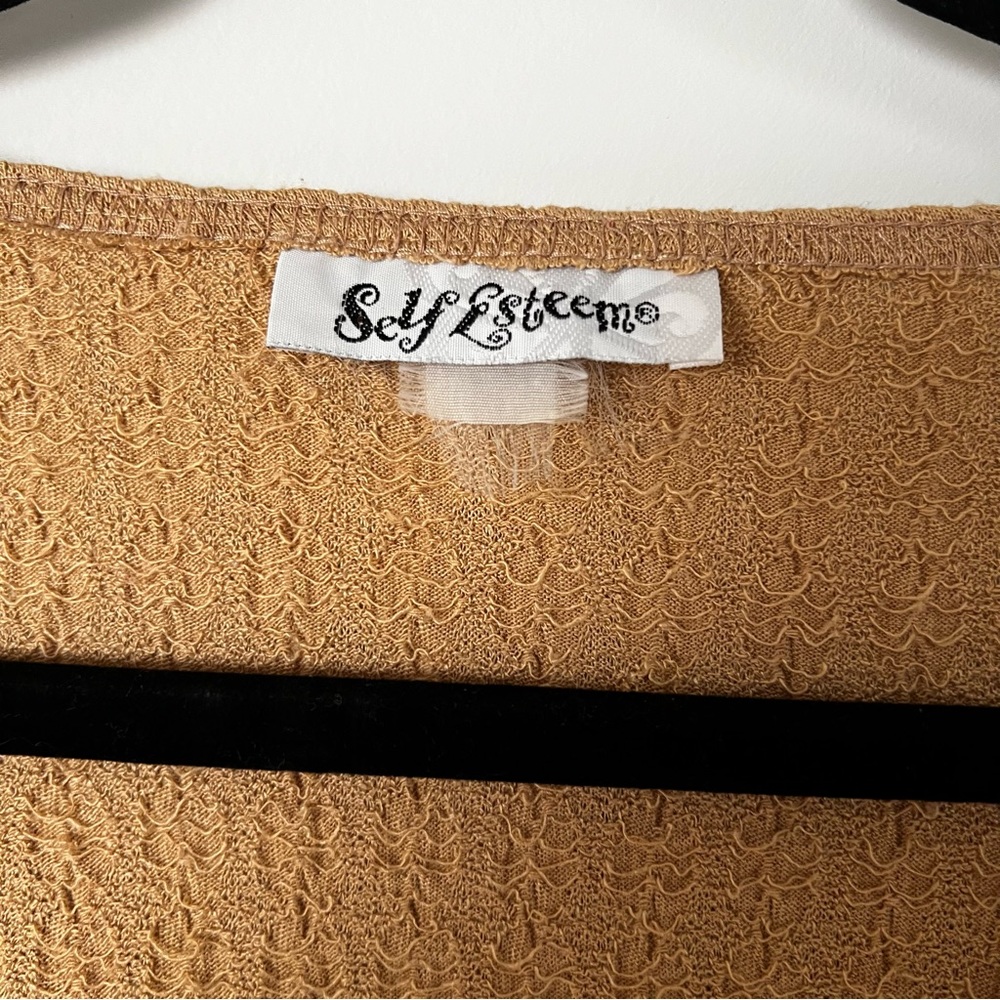 Vintage Y2K Self Esteem V-Neck Top - Picture 4 of 8